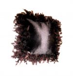 Dark Brown Cushion With Feathers <br/> Dimensions 350mmx350mm <br/> Reference #HE-02 <br/> Product #HE-02